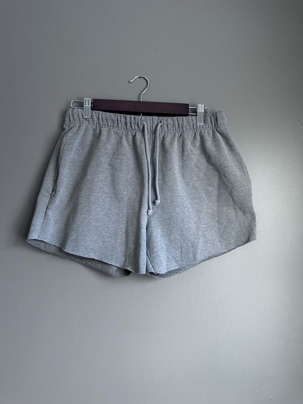 Aeropostale Gray Athletic Lounge Cotton Shorts Size Medium